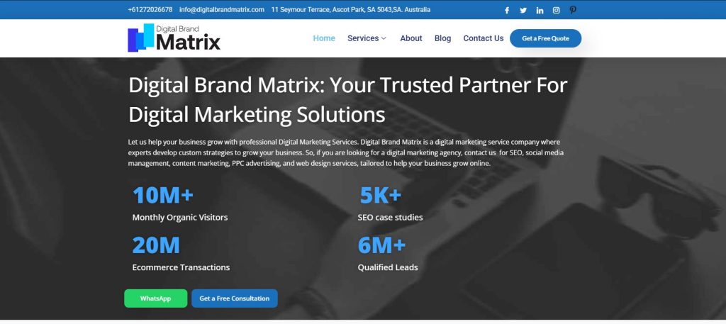 Seo Services | Digital Brand Matrix