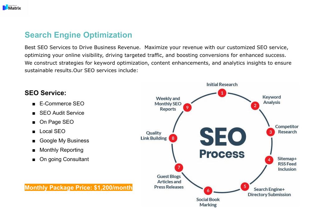 Digital Brand Matrix - SEO Services